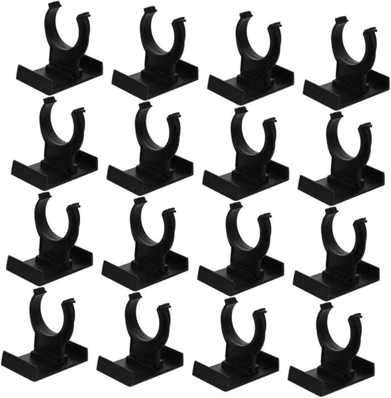 Housoutil 16Pcs Adjustable Plinth Clips for Kitchen Cabinet Furniture Leveling Feet Easy Assembly - Image 1